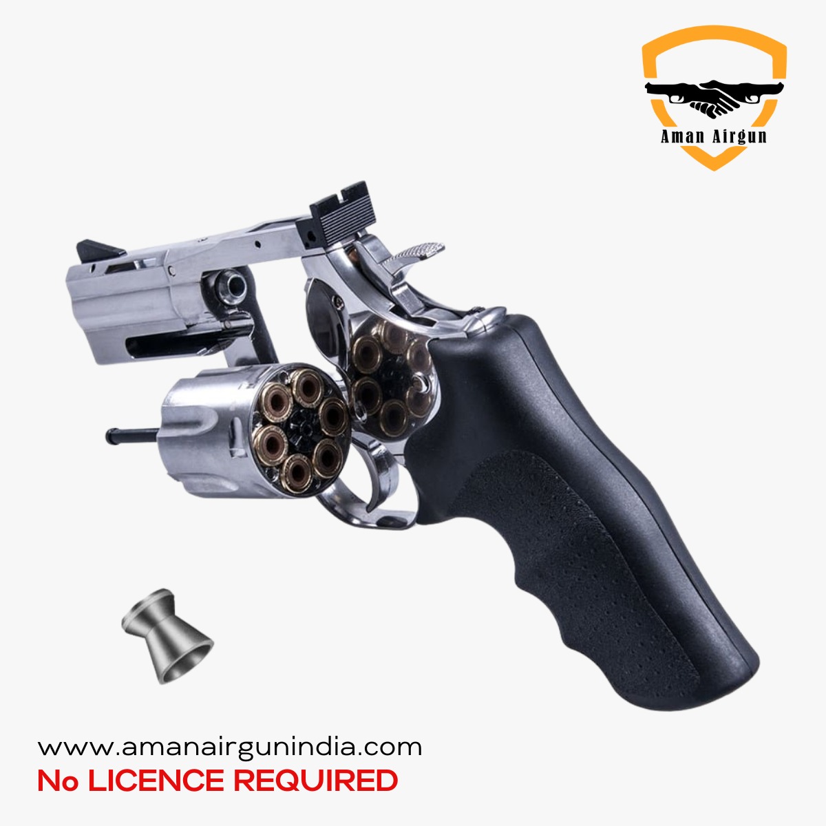Dan wesson 715 co2 bb revolver by Airsoft gun india