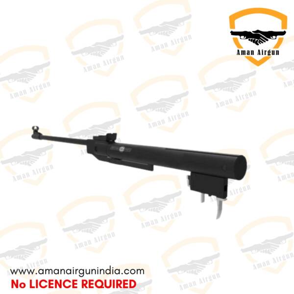 NX 100 Precihole Air rifle Brown Butt Black Rifle Gallery Aman Airgun India (2)