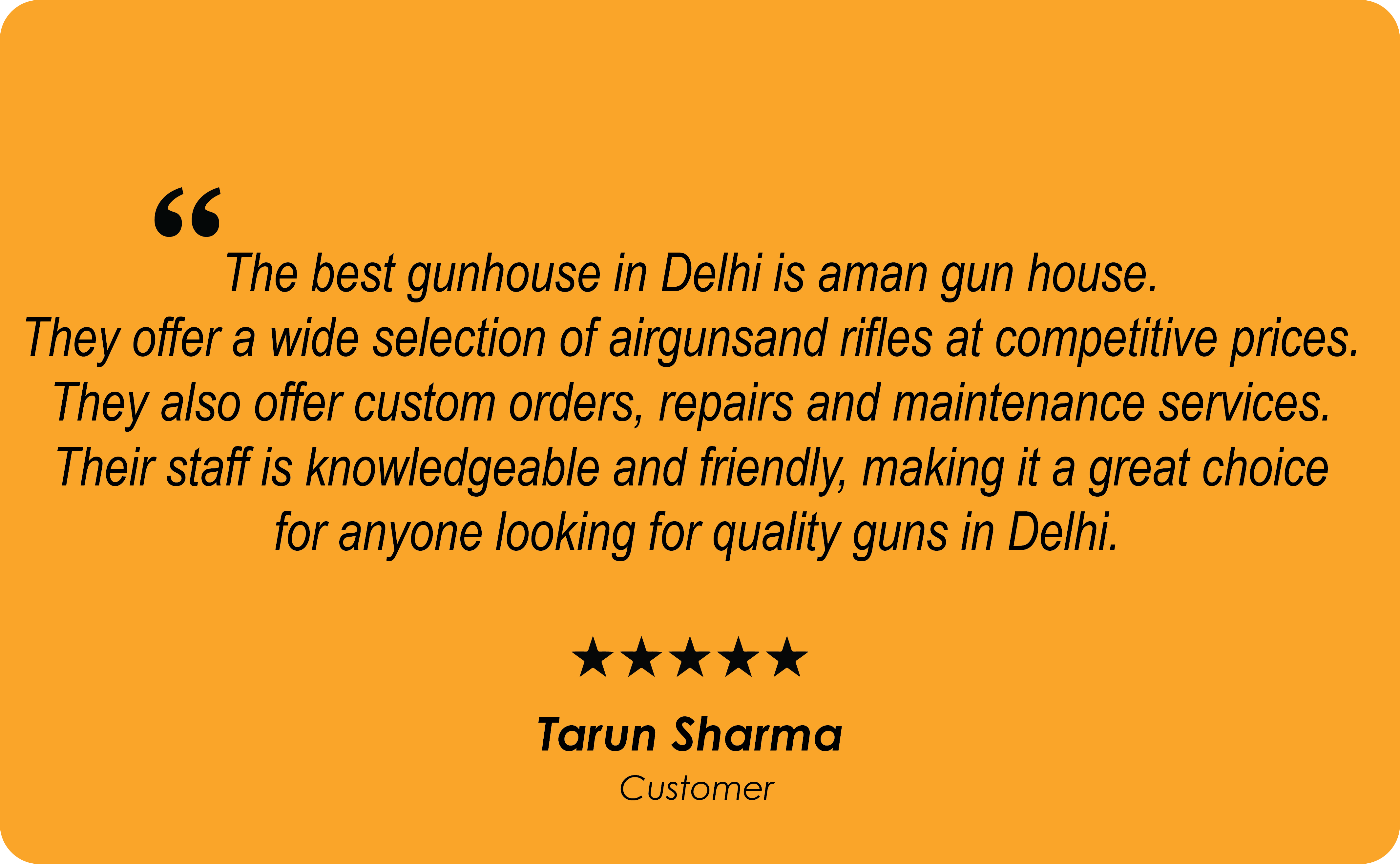 Review 2.5 Aman Airgun India Top airgun supplier
