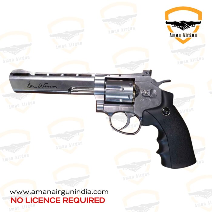 Dan Wesson SILVER 6 inch Aman Airgun India Aman Gun (1)